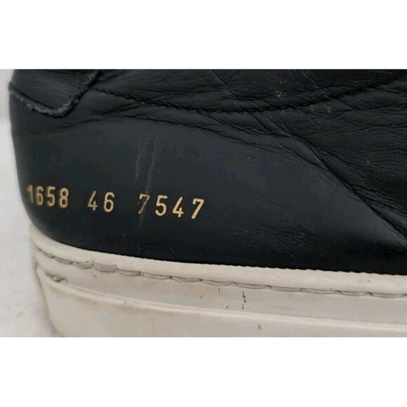 Common Projects Shoes Achilles Low 1658 Men\'s Size EU 46 US 13 Sneakers Black